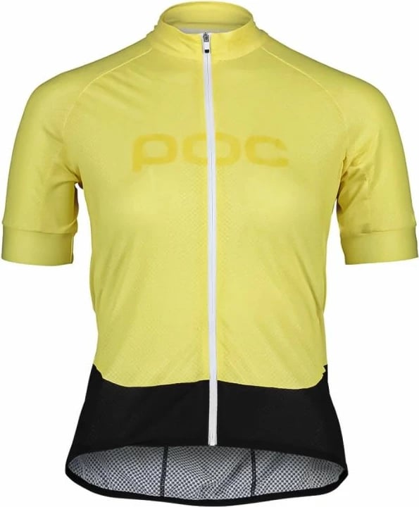 Fanellë çiklizmi për femra POC, e verdhë