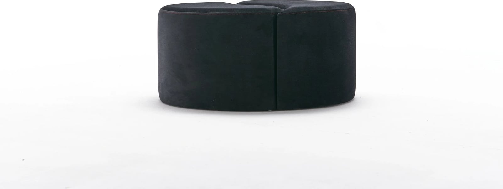 Puf Atelier del Sofa, Alis, ngjyrë antracit dhe rozë