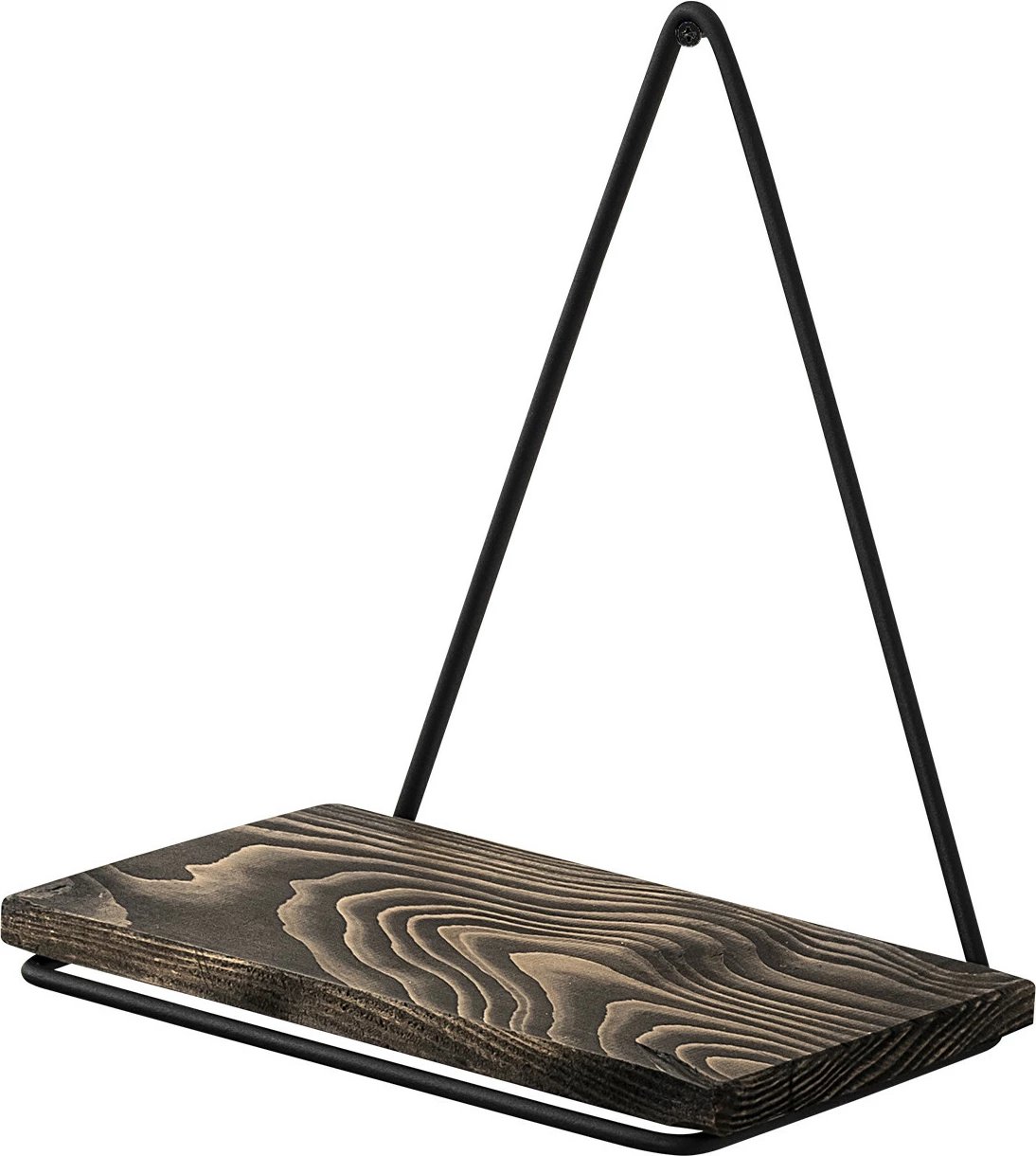 Raft muri Hanah Home, Begonia, ngjyrë e zezë/dru arre e errët