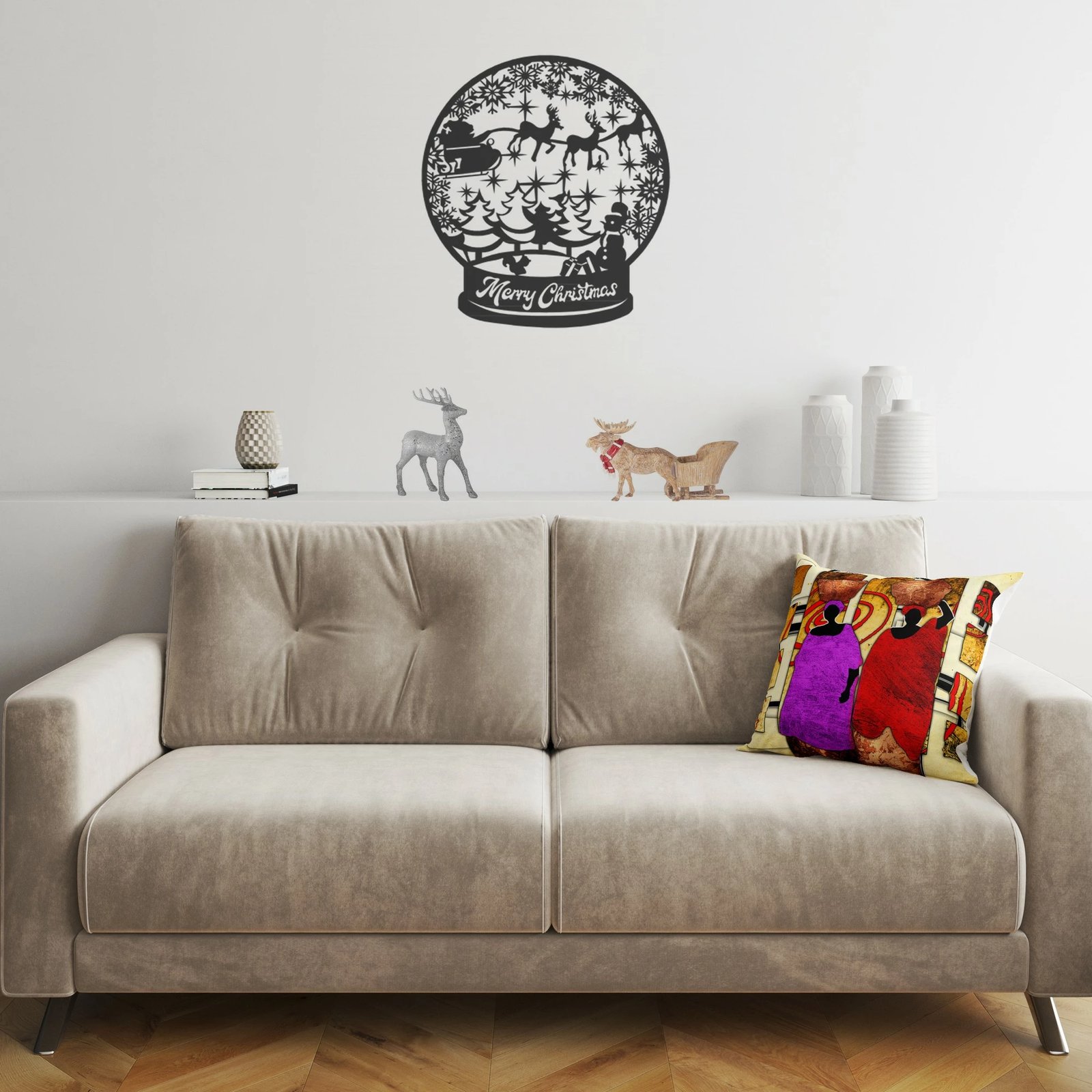 Jastëk dekorativ Evila Originals, A11962, shumëngjyrësh, 43x43cm