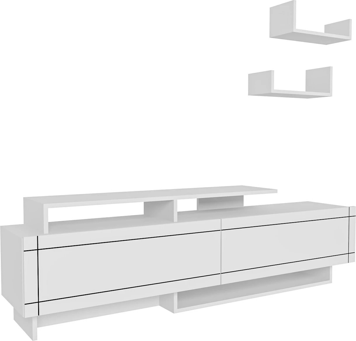 Komodë TV Skye Decor, Tammy, e bardhë