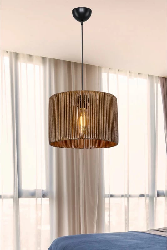 Dritë tavani PWL-1117 Ε27 ngjyrë kafe D30.5x65cm Dritë tavani PWL-1117 Ε27 ngjyrë kafe D30.5x65cm