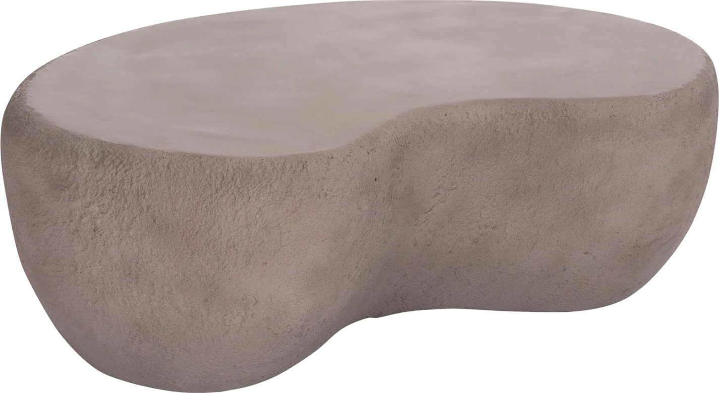 Tavolinë kafeje GERSON, fibër-cement, ngjyrë gri, FH18151.03L, 122x78.5x40cm