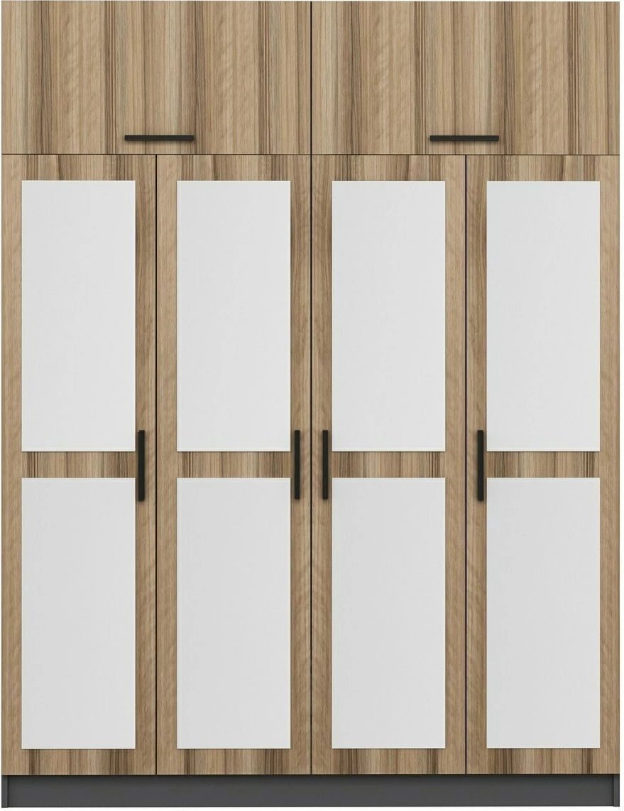 Dollap garderobe, ngjyrë dore, Skye Decor, 180x255x52 cm