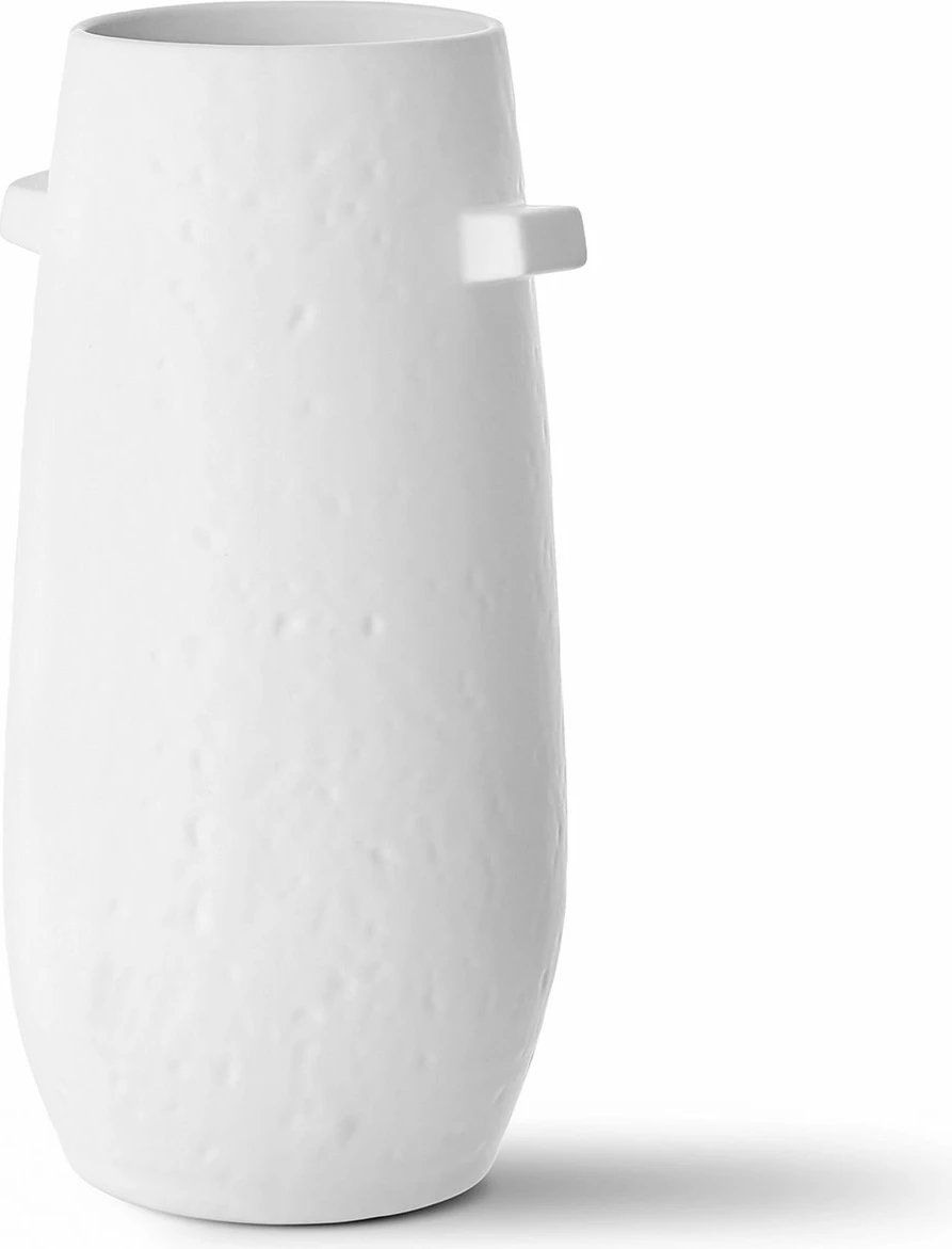 Vazo dekorative Aberto Design, e bardhë, DKR0481, 16x15x32cm