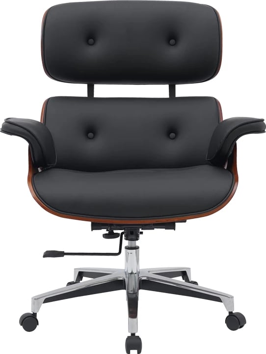 Karrige për zyre Kobane, e zezë/dru