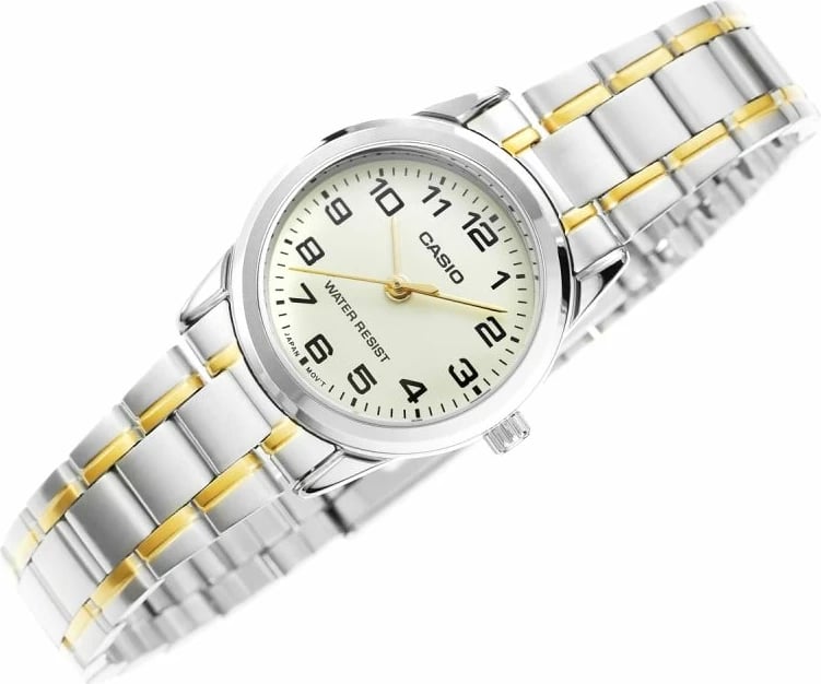 Orë dore për femra Casio, argjend e ar