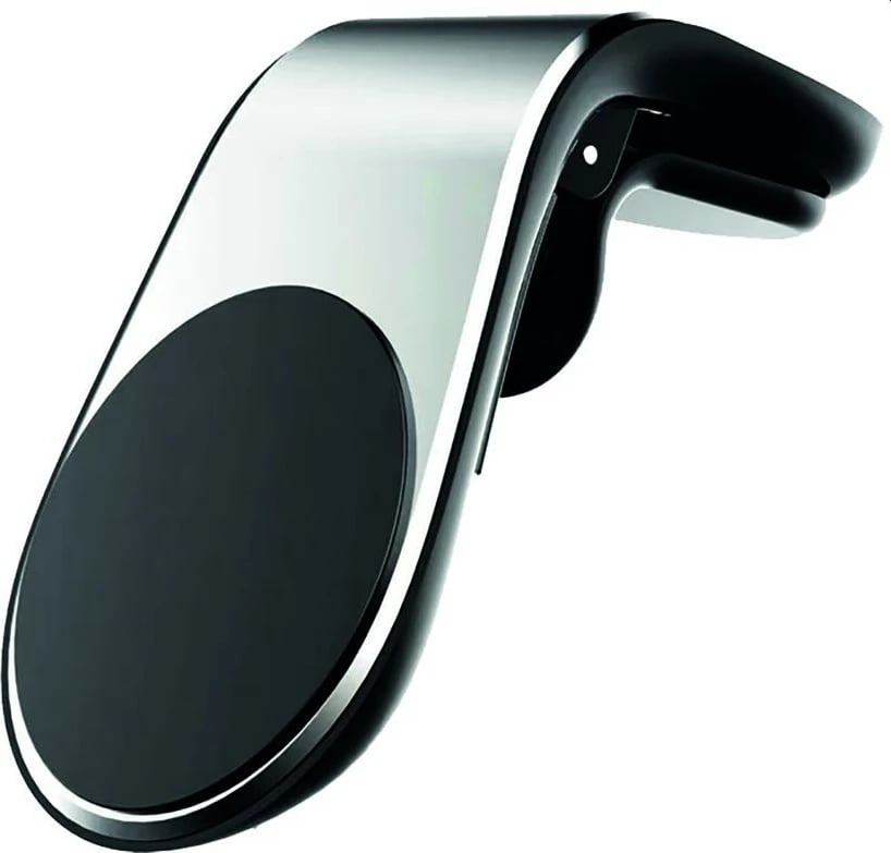 Mbajtës magnetik për celular 2GO CarClip, ngjyrë e zezë/argjendtë