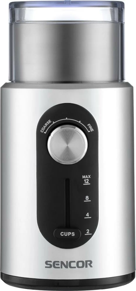 Mulli elektrik për kafe Sencor SCG 3550SS, argjend Mulli elektrik për kafe Sencor SCG 3550SS, argjend