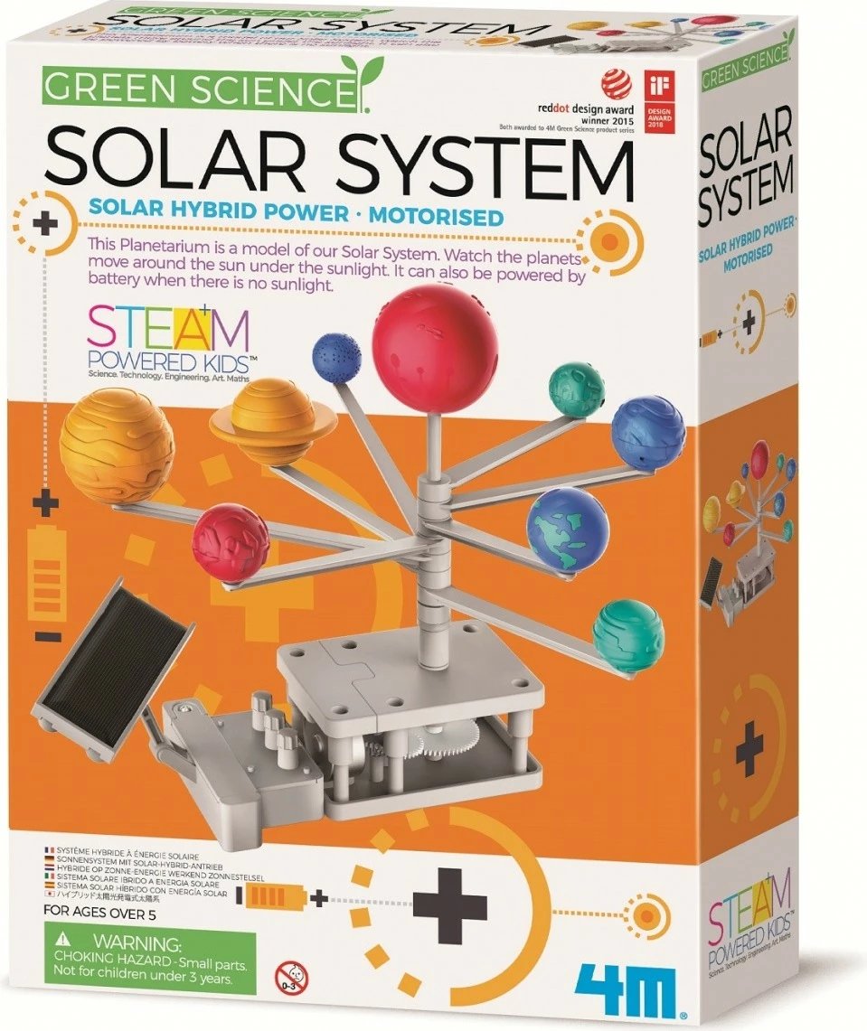 Set planetarium mekanik 4m 3416, sistem diellor, edukativ, pa bateri