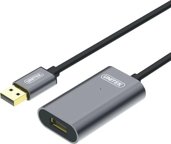 Kabllo zgjatuese USB 3.0 Unitek Y-3004, 5m, e zezë