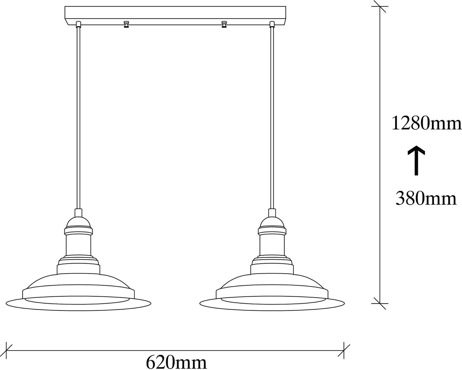 Llambë tavani Opviq, Sağlam - 3776, ngjyrë e zezë dhe ari
