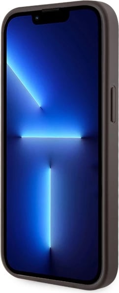 Mbështjellës Guess GUHMP14SP4RPSW për iPhone 14 6.1", hardcase, MagSafe, kafe