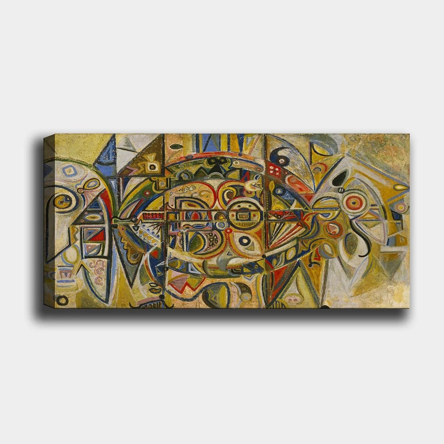 Pikturë dekorative në kanavacë, shumëngjyrëshe, Desert, YTYMDRN145_50120, 50x120cm