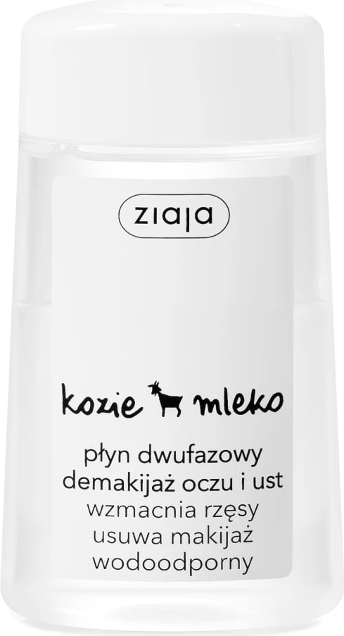 Largues grimi për sy dhe buzë Ziaja Cow's Milk Two-Phase Liquid për femra, 120ml