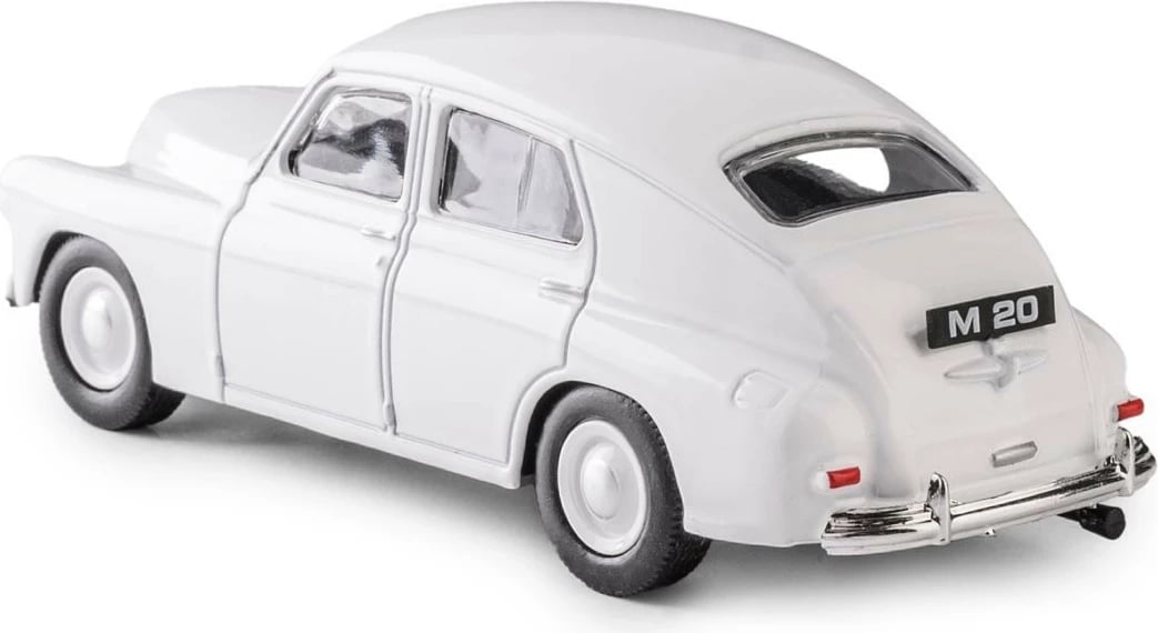 Makine lodër Daffi PRL Warsaw M20, model K-592, shkallë 1:43, e bardhë