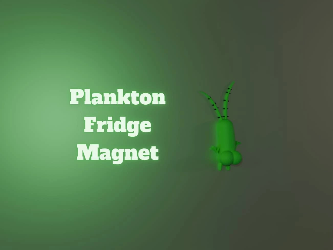 Bikini Bottom Set Fridge Magnet 