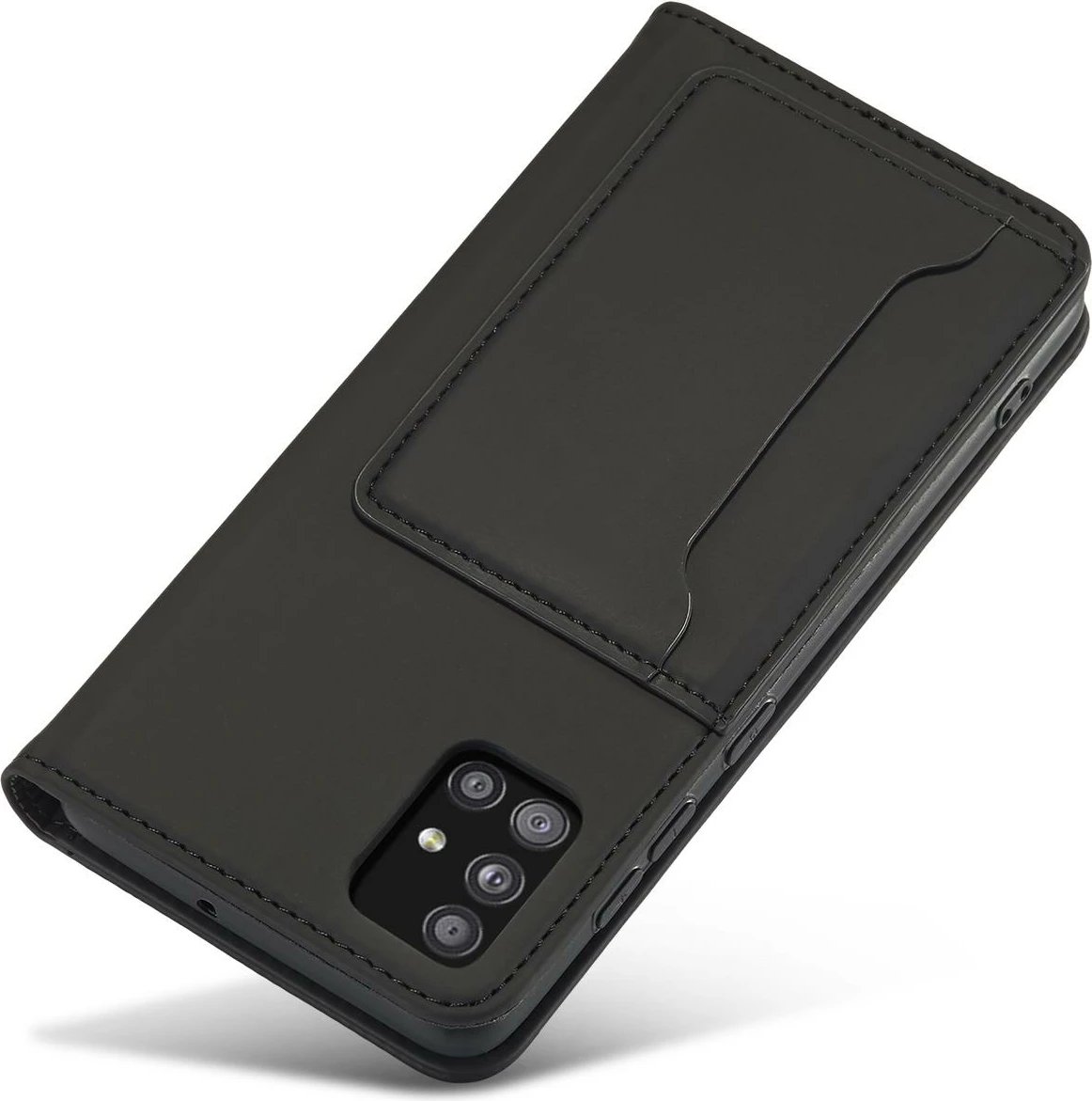 Mbështjellës Hurtel Magnet Card Case për Xiaomi Redmi Note 11 Pro, me kapak, portofol dhe qëndrim, i zi Mbështjellës Hurtel Magnet Card Case për Xiaomi Redmi Note 11 Pro, me kapak, portofol dhe qëndrim, i zi