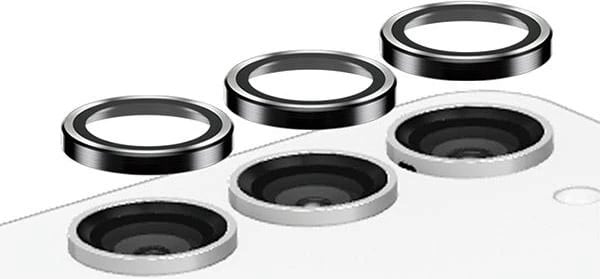 Mbrojtës kamerash PanzerGlass Hoops për Samsung Galaxy S23 FE, kornizë e zezë