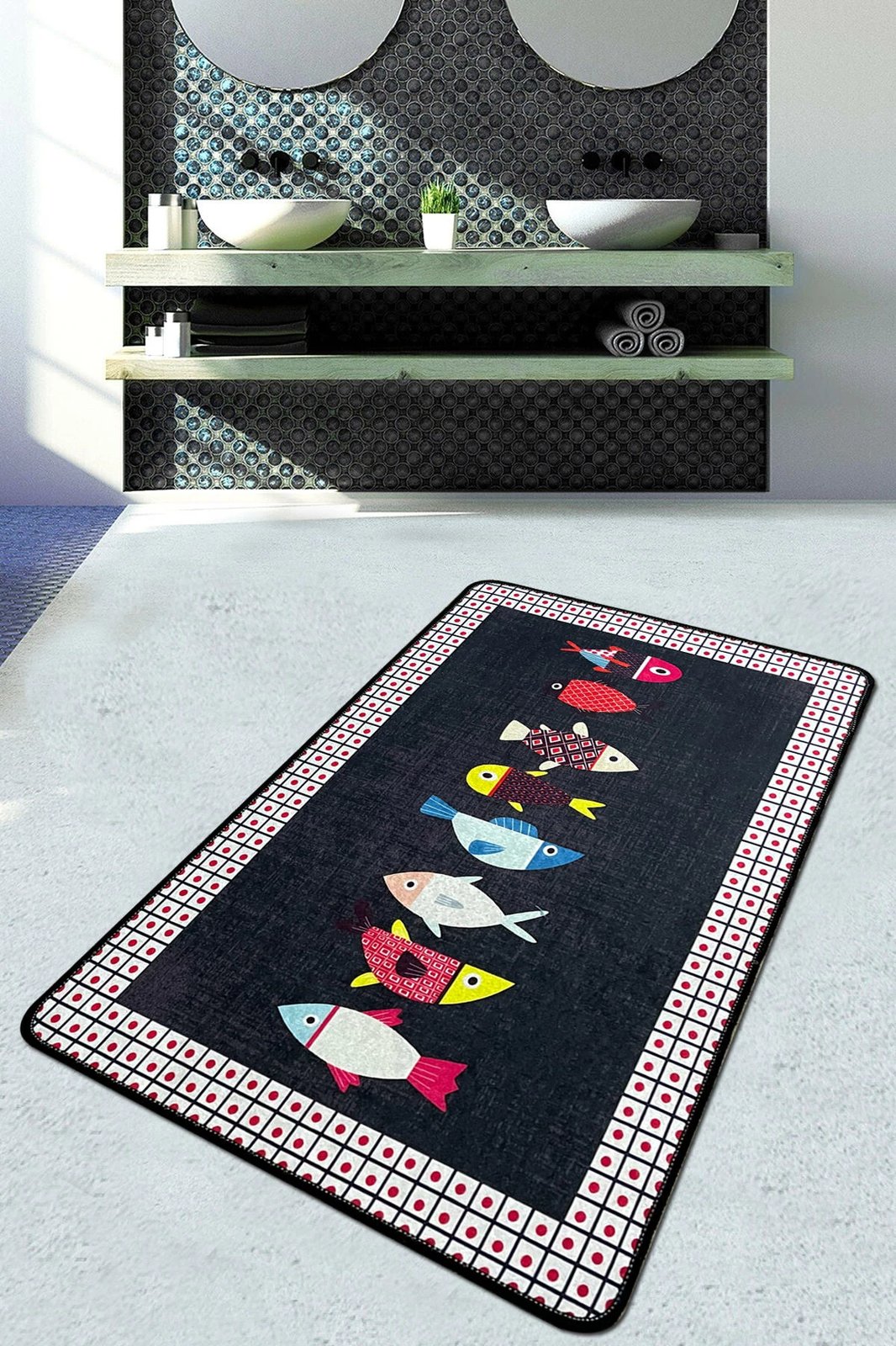 Qilim banjoje Mijölnir, Swing of Fish Djt, 70x120cm