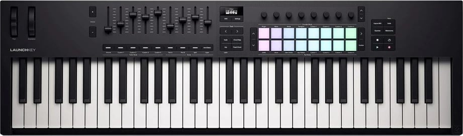 Tastierë MIDI Novation Launchkey 61 MK4, 61 taste, e bardhë