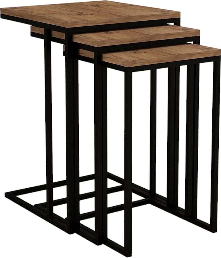 Set tavolinash ndihmëse (3 copë), Skye Decor, Atlantic