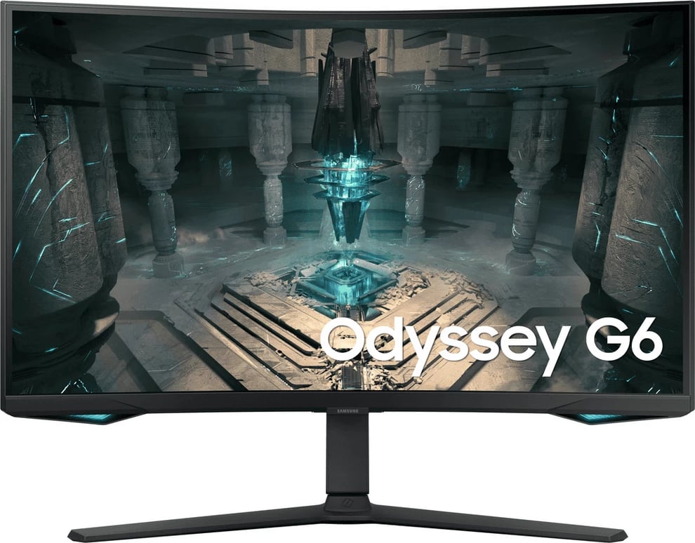 Monitor, Samsung, Odyssey G6 LS32BG650EUXEN, 32 inch, QHD 2560x1440, 240 Hz, 1 ms, VA, i lakuar, me altoparlantë, zi