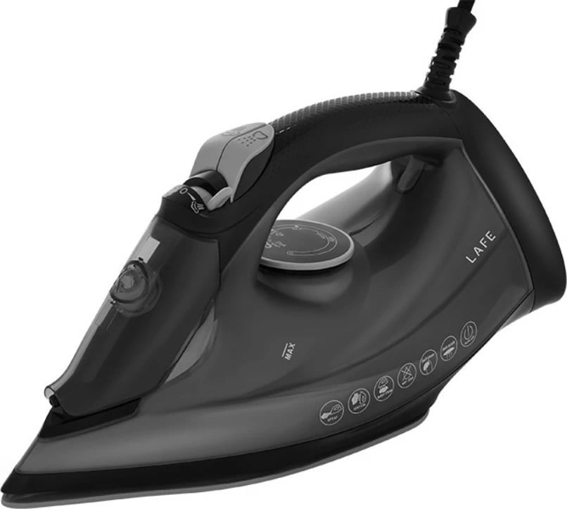 Hekur me avull, Lafe, GlidePro LAFZEL47582, 2600W, shollë qeramike, depozitë 600 ml, i zi