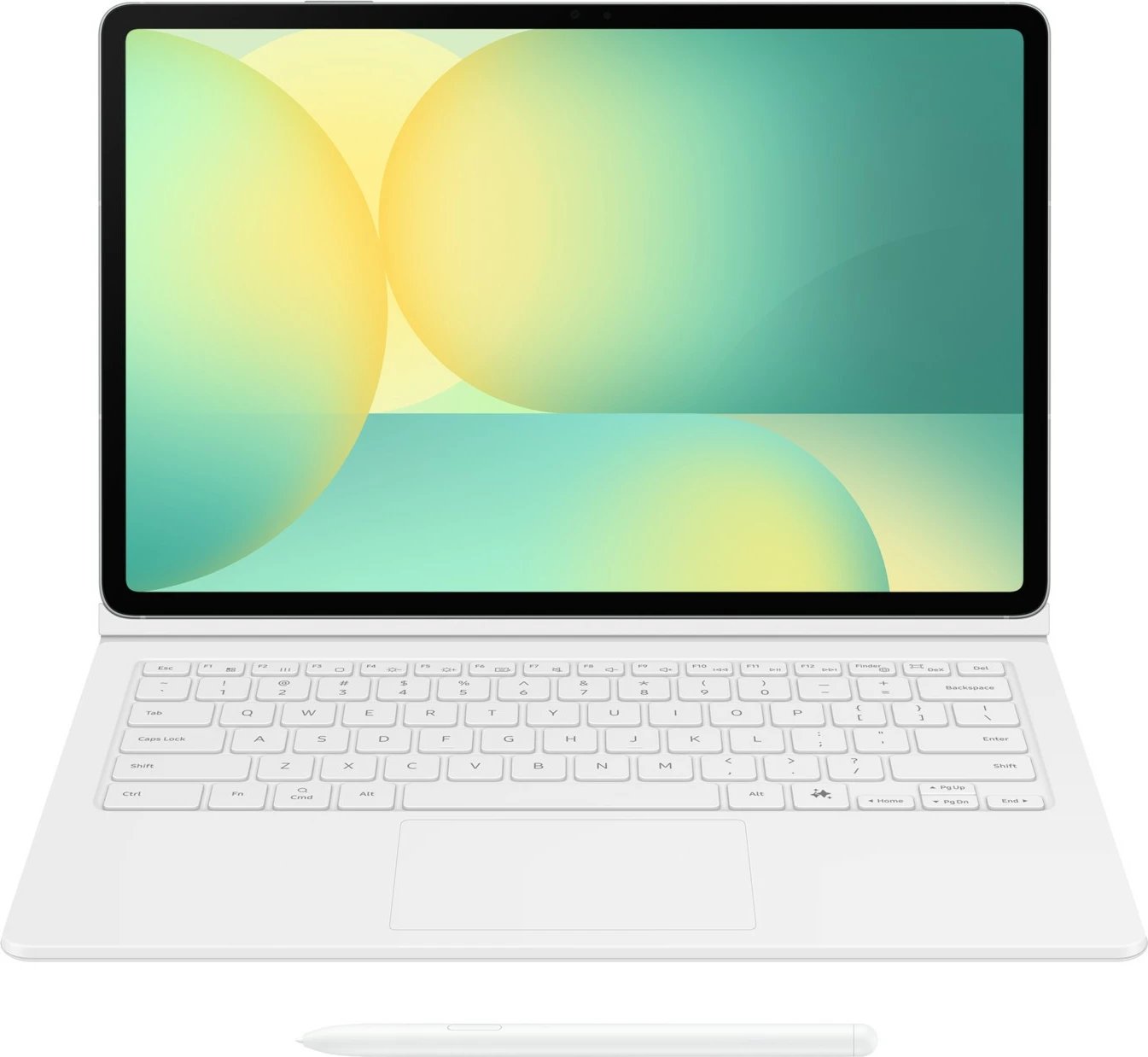 Mbështjellës tastierë Samsung EF-DX625, QWERTZ, Gjermanisht, Trackpad, Galaxy Tab S10 FE+, Bardhë
