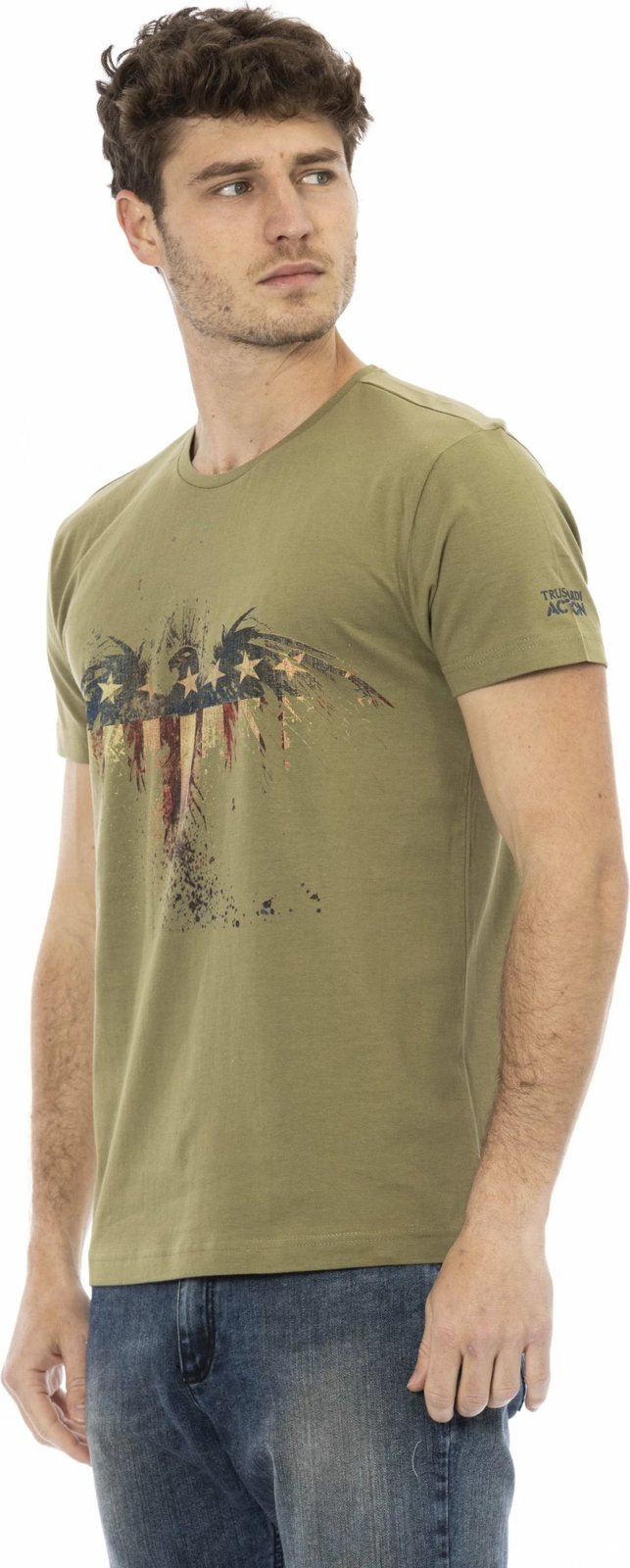 Maicë për meshkuj Trussardi Action, e gjelbër