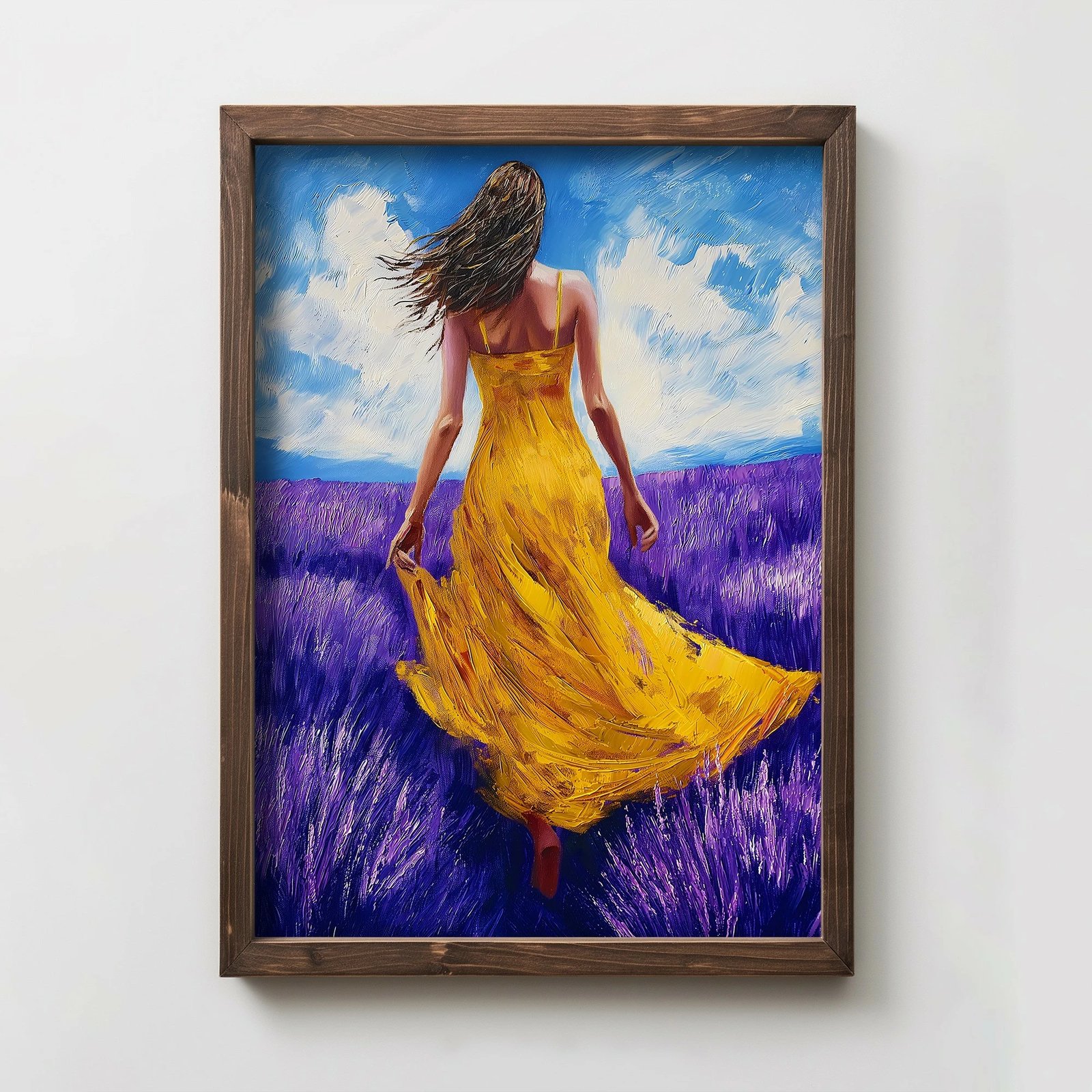 Pikturë dekorative me kornizë MDF, Wallity, TUN081-L, shumëngjyrëshe, 35x47x2cm