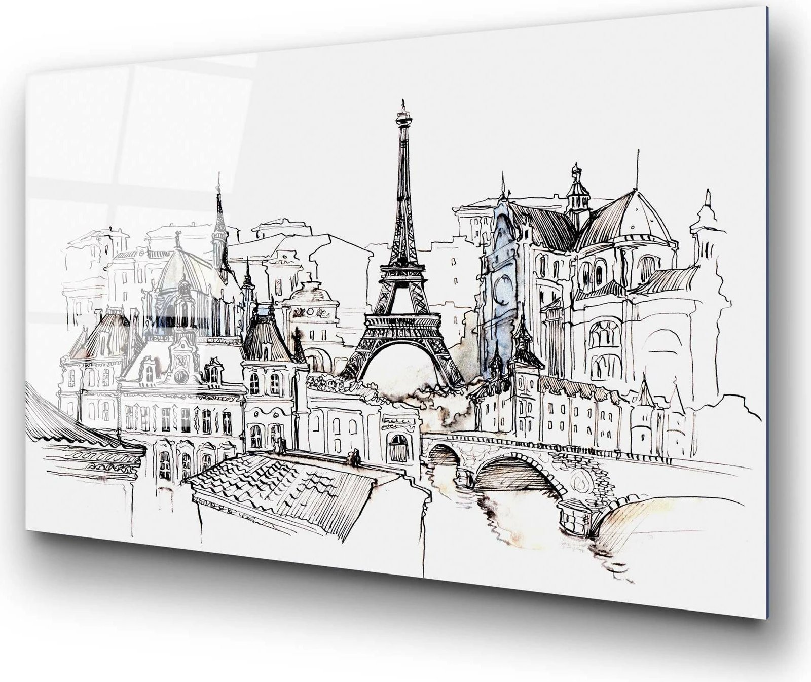 Pikturë dekorative prej xhami të temperuar, shumëngjyrëshe, UV-212, 70x100cm