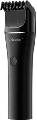 Trimmer flokësh dhe mjekre Feel-Maestro MR-641, tehe qeramike, 0.5–21 mm, 7 pozicione, bateri 120 min, USB-C, 1 krehër, e zezë