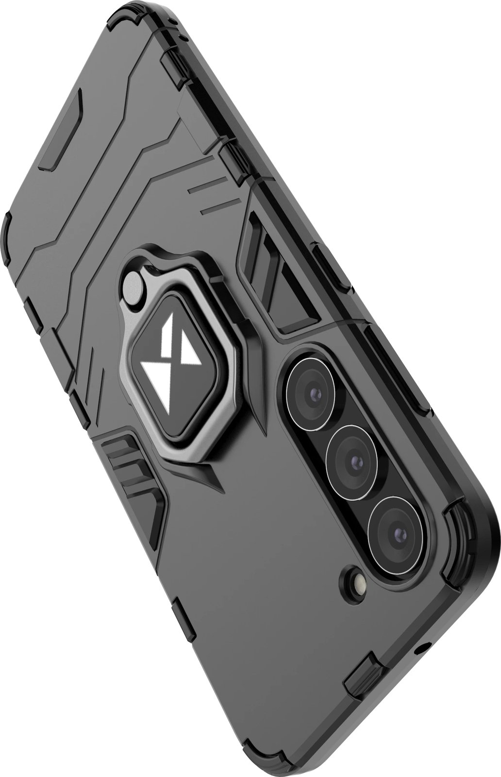 Mbështjellës Wozinsky Ring Armor për Samsung Galaxy S23, me mbajtëse unaze, i zi Mbështjellës Wozinsky Ring Armor për Samsung Galaxy S23, me mbajtëse unaze, i zi