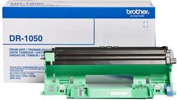 Njësi drum printeri Brother DR-1050, për lazer, rendiment 9.750–23.700 faqe, e zezë