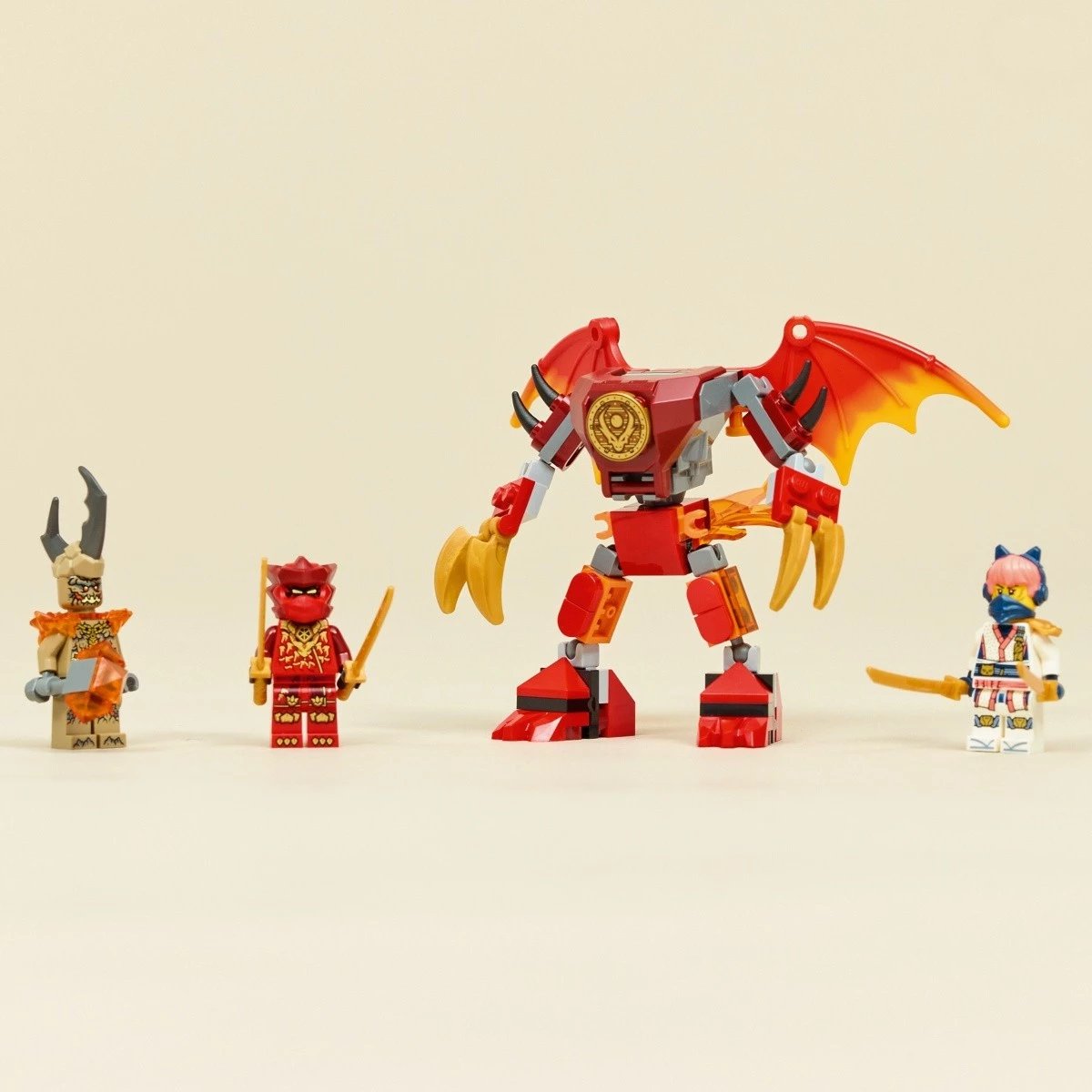 Set ndërtimi, LEGO NINJAGO 71851 Kai Dragon Mech Battle Pack, 85 pjesë