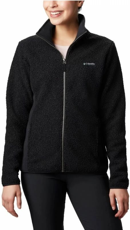 Duks Columbia Panorama Full Zip për Femra, i zi