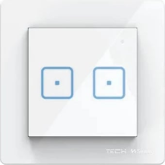 Switch wireless dy-kanalësh Tech WS-02, i bardhë