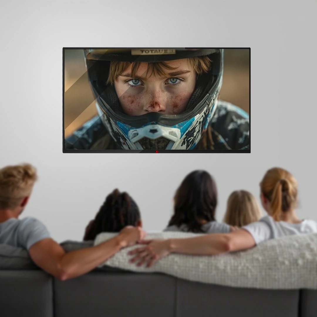 Mbajtës muri ultra i hollë për TV Maclean MC-123, për 40-85", max VESA 600x400, deri 80kg, i zi