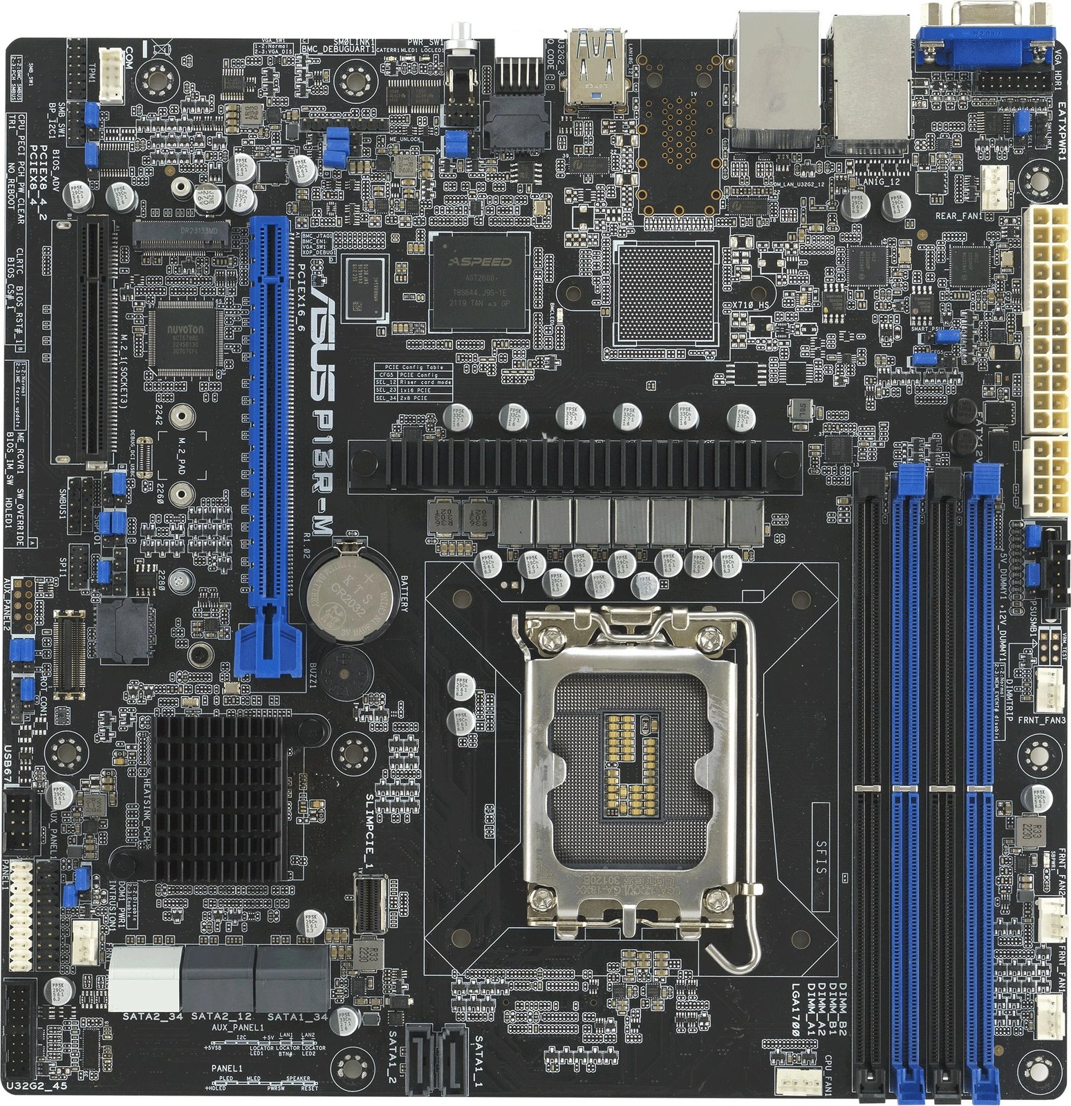 Pllakë amë ASUS P13R-M, Intel Xeon E, LGA 1700, DDR5, micro ATX