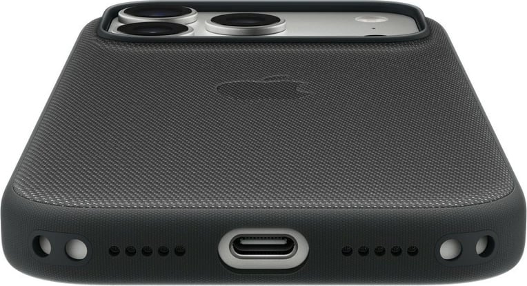 Mbështjellës Apple TechWoven me MagSafe për iPhone 17 Pro, E zezë