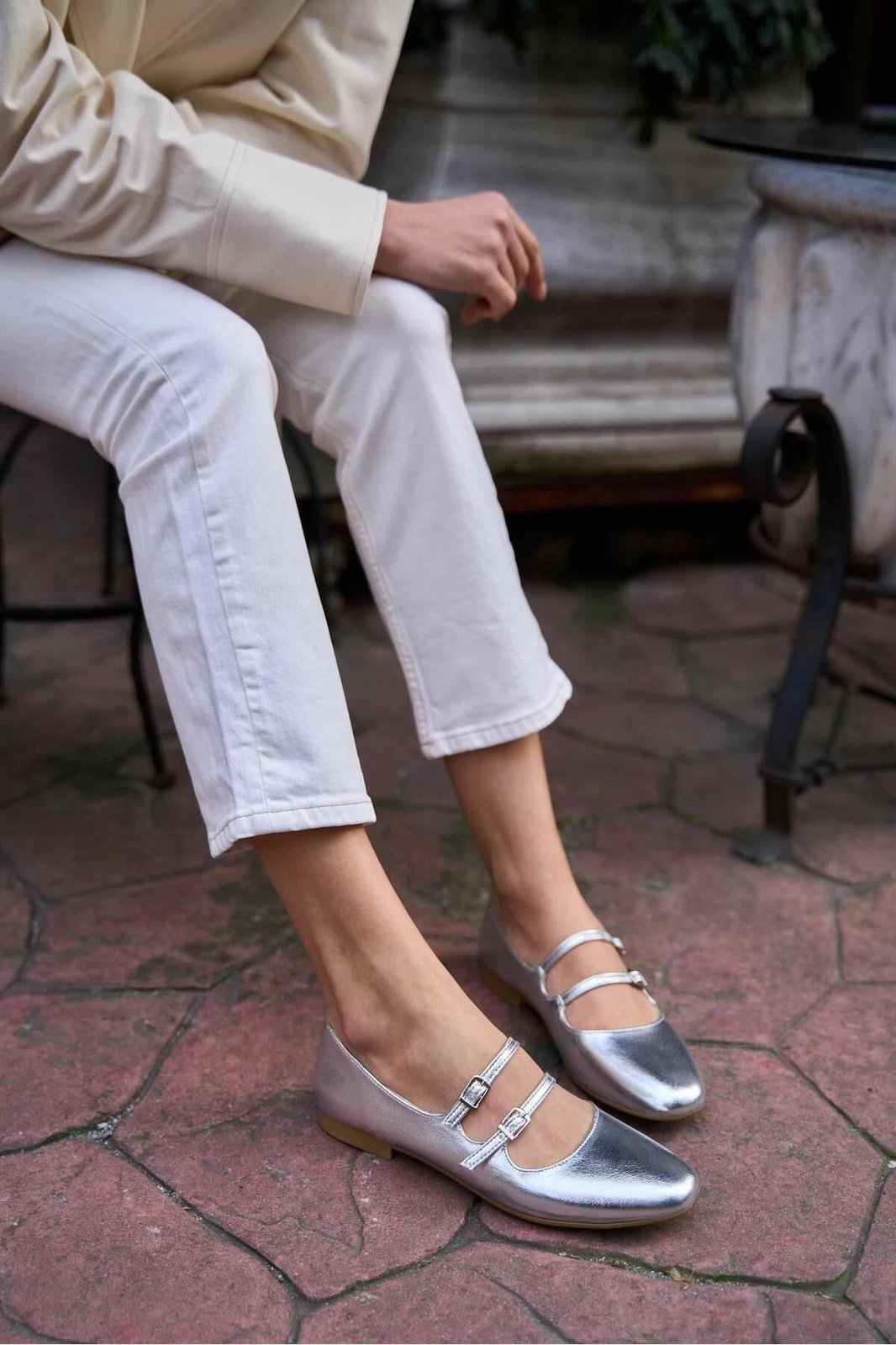 Balerina të argjendta për gra, Babette Jumeon, MK1340024YR20-001