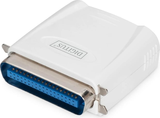 Server printimi Digitus DN-13001-1, 1 portë, 1xLPT, 1xRJ-45, i bardhë