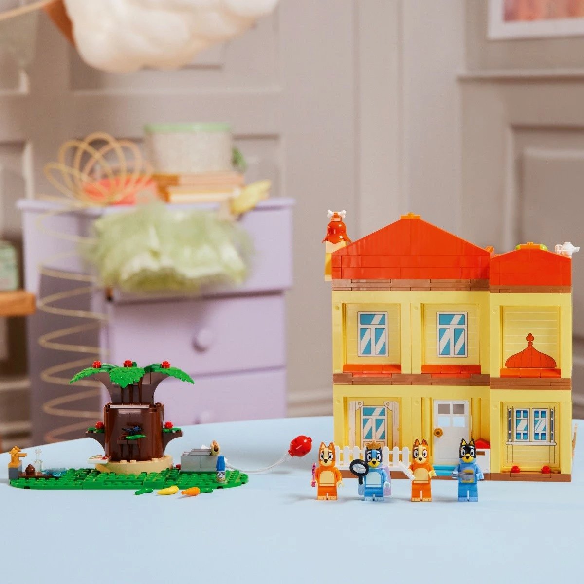 Set LEGO Bluey Blue Family House 11203, 382 pjesë, plastikë, për fëmijë, shumëngjyrësh