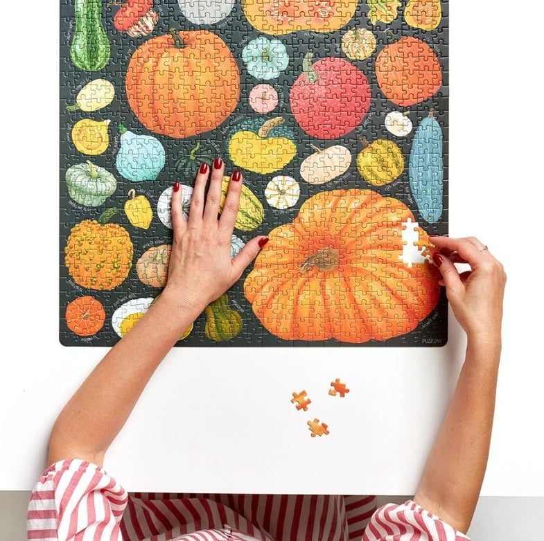 Puzzle CzuCzu Puzzlove Pumpkins 1000 pjesë, shumëngjyrësh