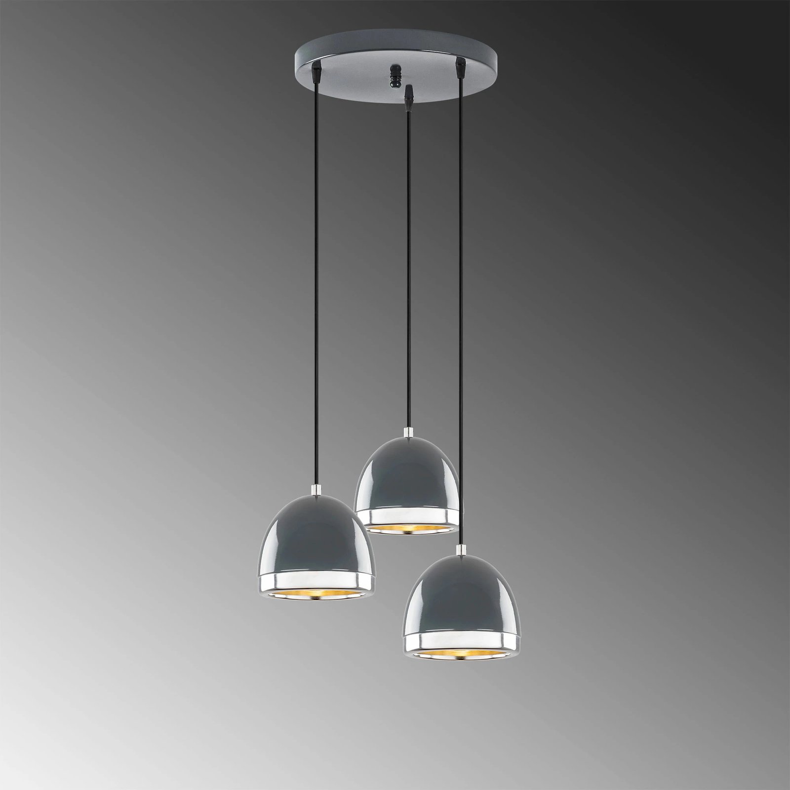 Llambë varëse moderne, ngjyrë antracit, Mugo - 10660