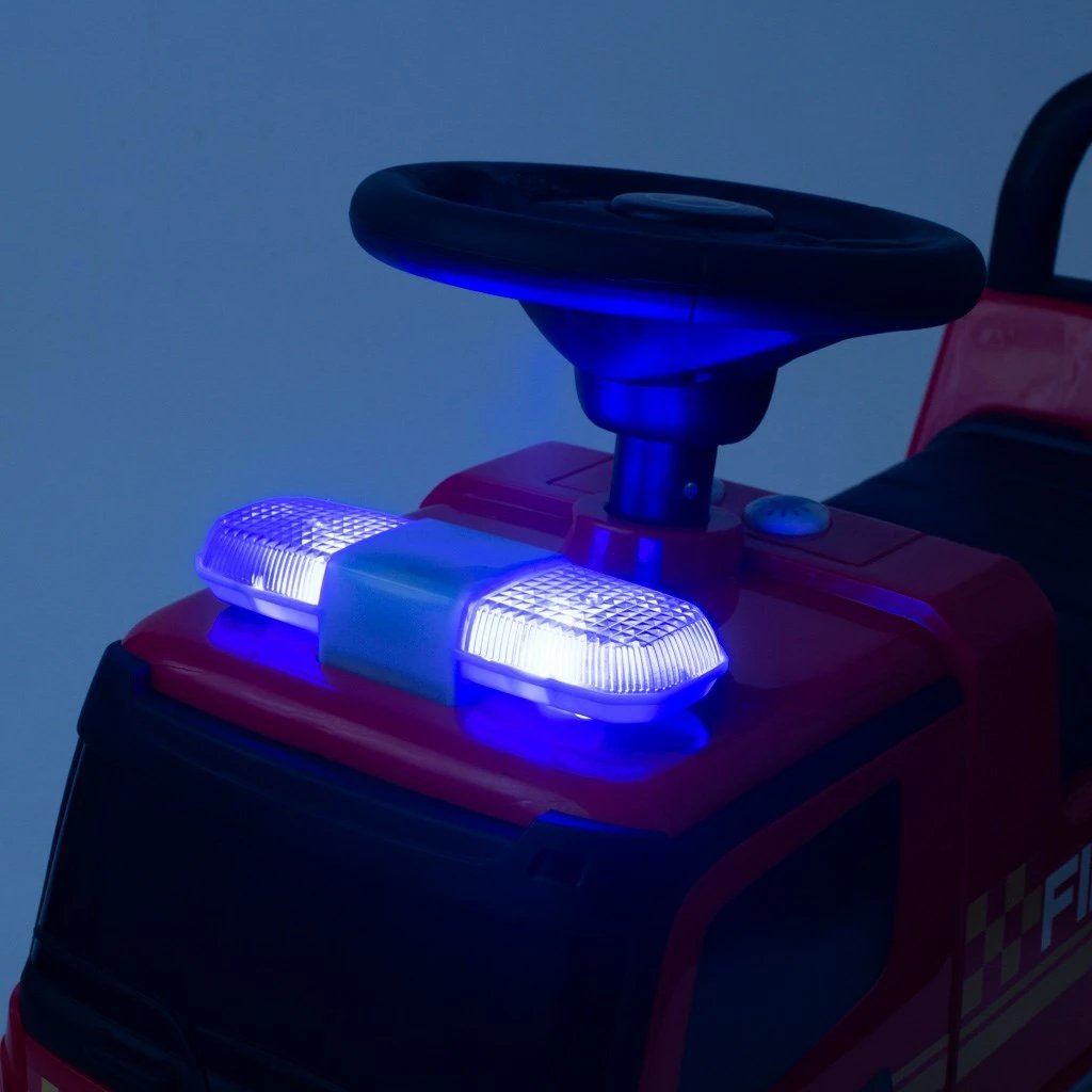 Makinë lodër me shtytje, Baby Mix, Mercedes HASICI, deri 25 kg, me drita e tinguj, 12m+, e kuqe