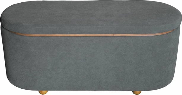 Set dy karrige-trunk, kadife, ngjyrë gri e errët dhe qymyr