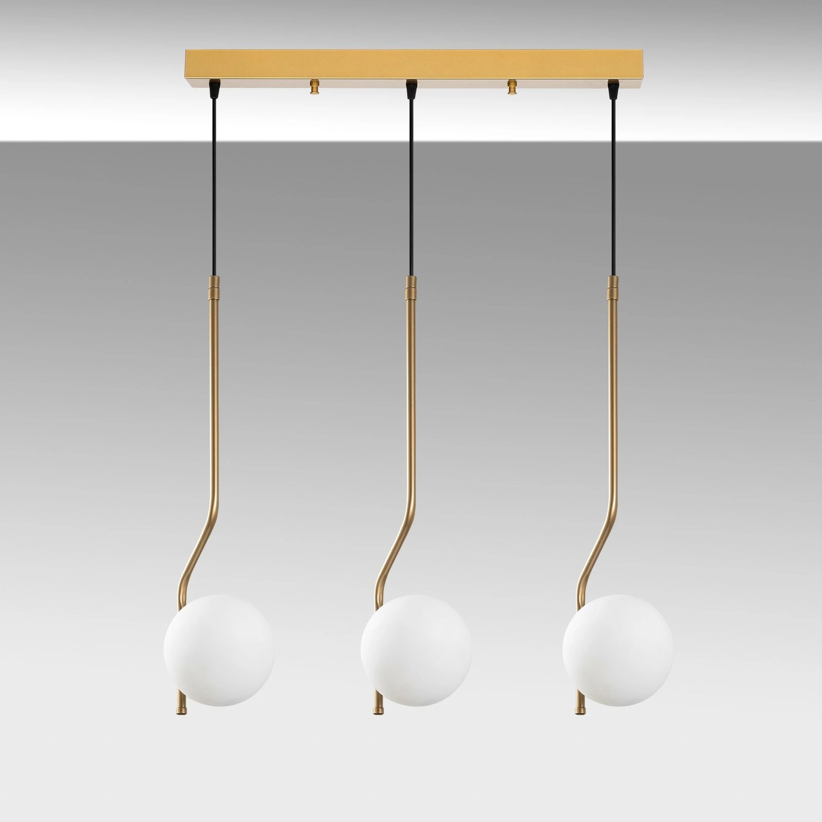 Llambë tavani Opviq, Tulıp, ngjyrë ari, 70x15x110cm