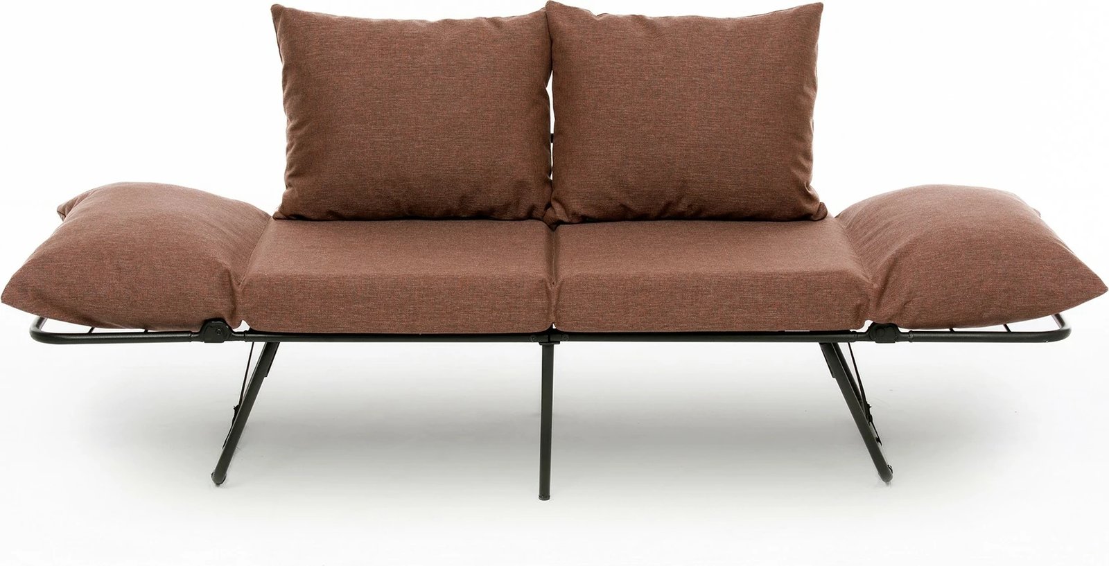 Divan-krevat dy ulëshe, ngjyrë kafe e çelët, Viper 2-Seater
